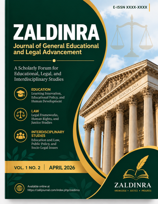 					Lihat Vol 1 No 02 (2026): Jurnal Zaldinra: Pendidikan dan Hukum
				